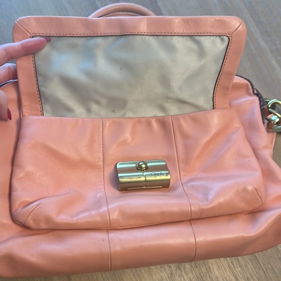 COACH KRISTEN Satchel Salmon purse - Picture 12 of 13